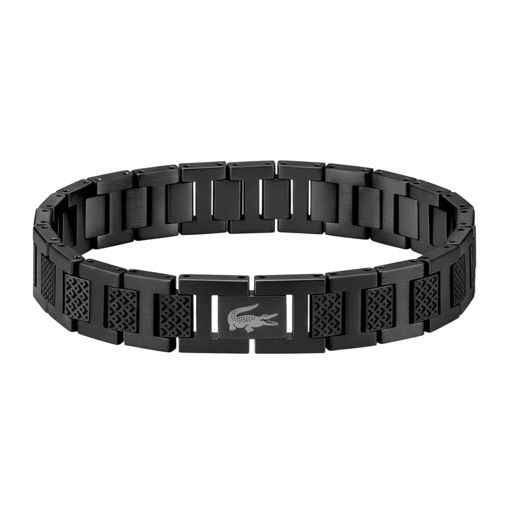 LACOSTE BRACELET | BLACK