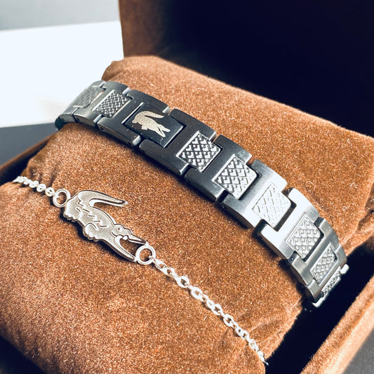 PACK LACOSTE NOIR🐊 | +Livraison Gratuite
