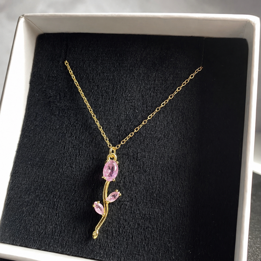 Tulip Collier | Rose
